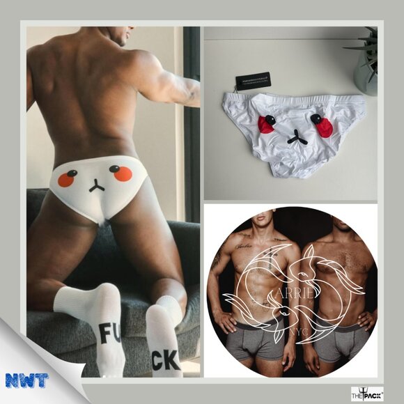 ThePack - Kiko-Rabbit Brief in White - Picture 1 of 7